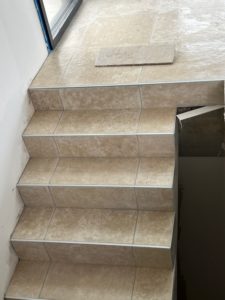 Carrelage piece et escalier 3 - Saint-renan Brest