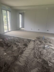 Pose de chape Pencran 2 - Saint-renan Brest