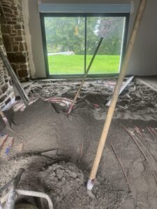 Pose de chape Pencran 3 - Saint-renan Brest